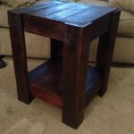 Reclaimed Wood End Table - 2017