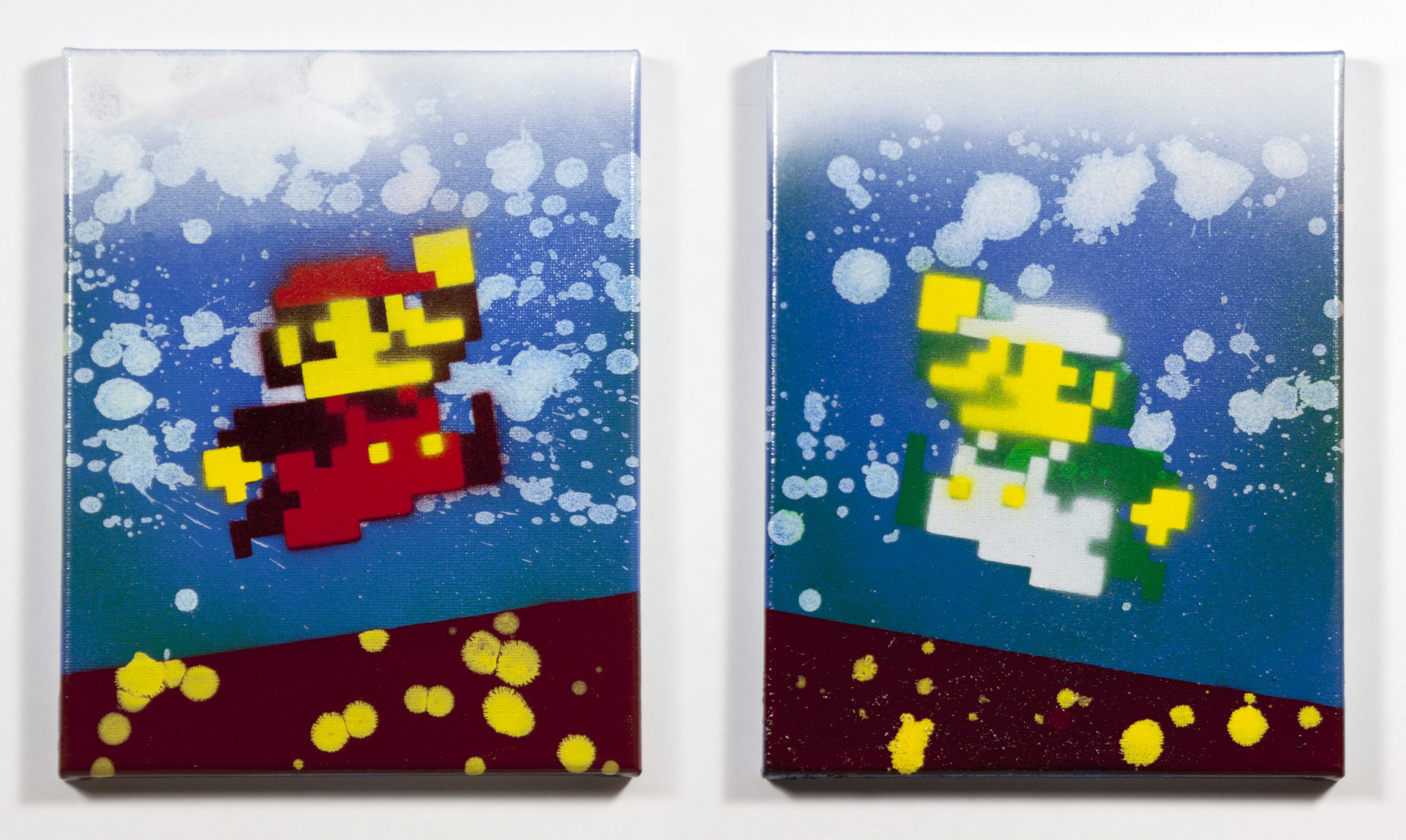 Mario Bros Diptych - 2017