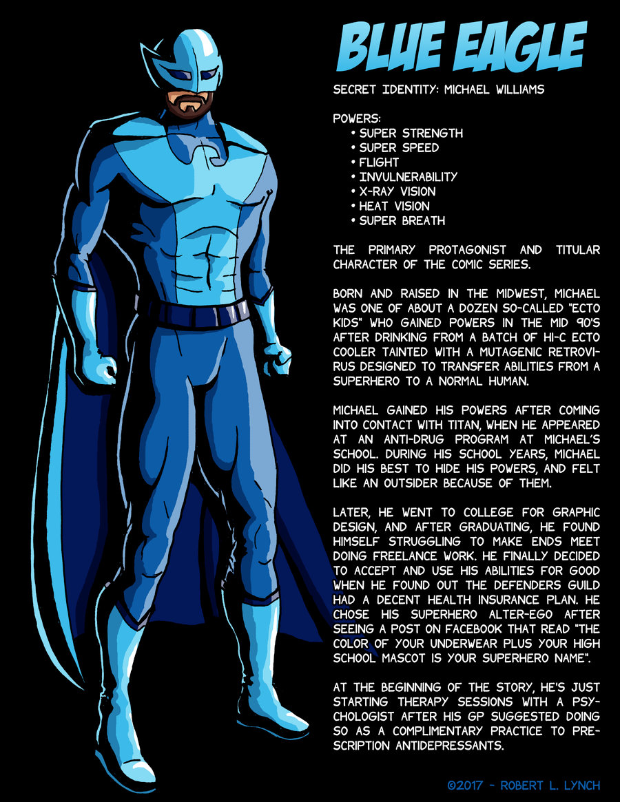 Blue Eagle - Character Profile - 2017