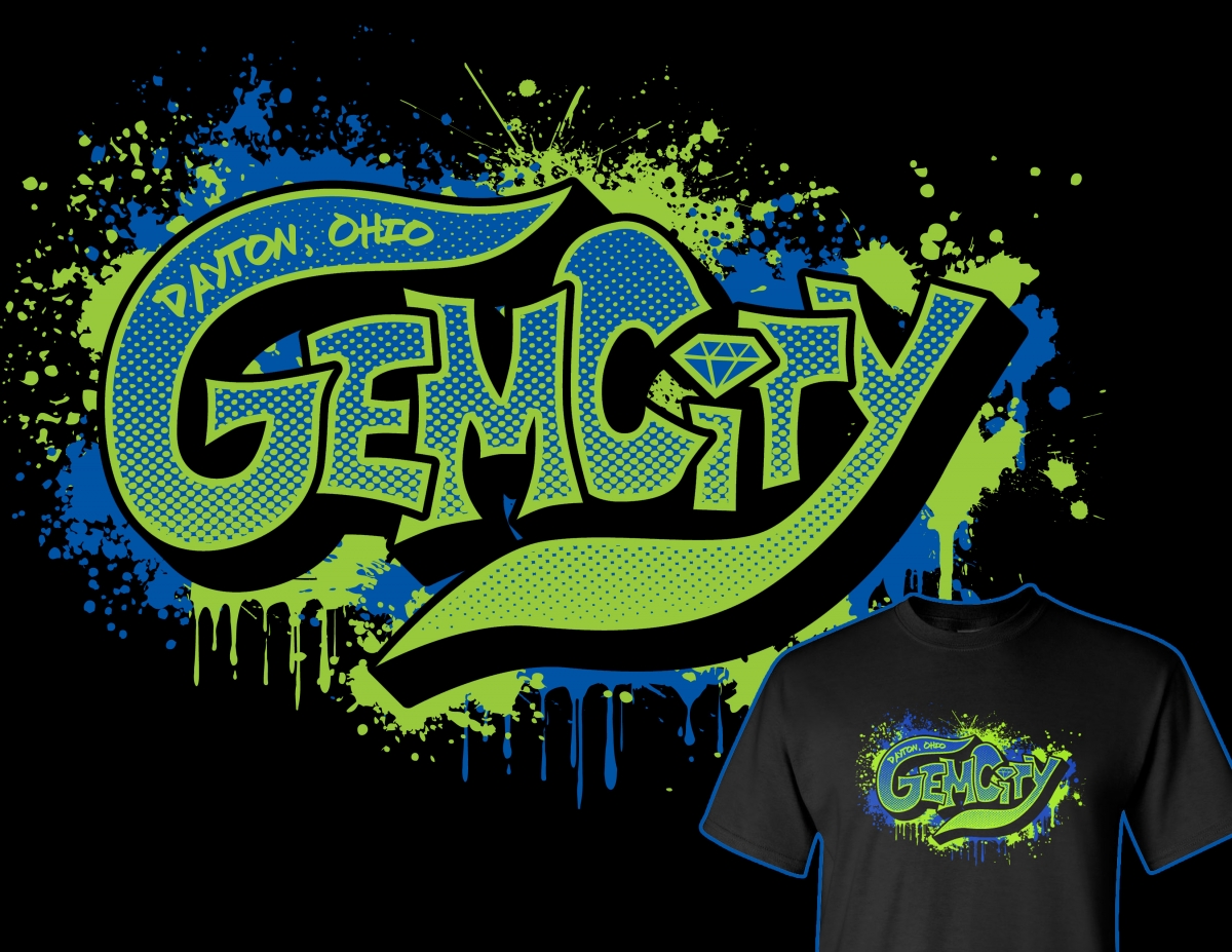 Gem City Graffiti T-Shirt Design – 2016