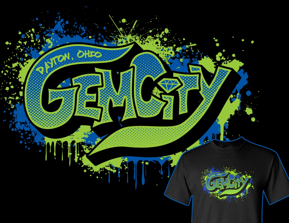 Gem City Graffiti T-Shirt Design - 2016